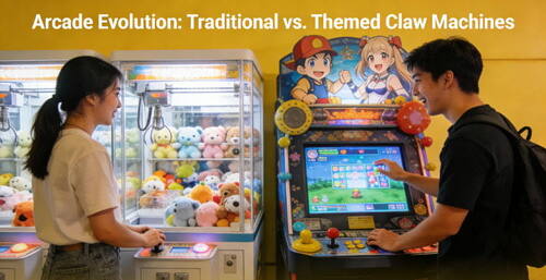 Последние новости компании о The Claw Machine Industry Restructuring: From a "Game of Probability" to a "Breakthrough in the Experience Economy"