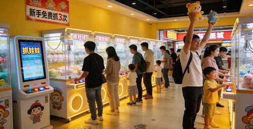 Latest company news about Industry Dynamics: Claw Machine Industry Develops in Two Directions – Offline Expansion into Third- and Fourth-Tier Citi