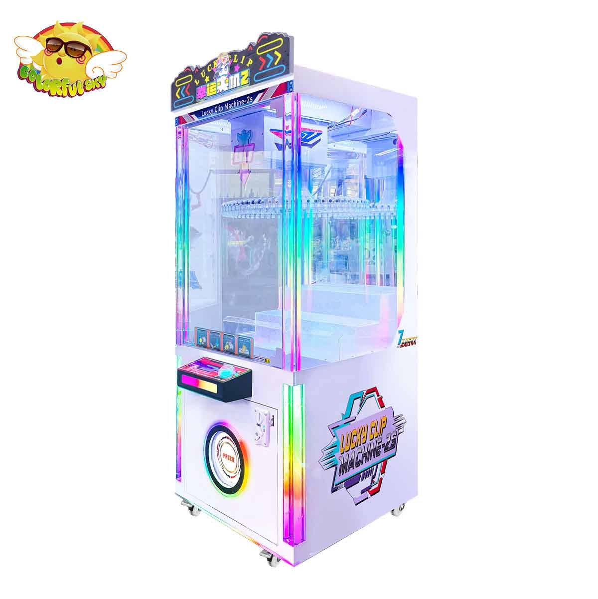 Lucky Clip Machine 68 Clips Skill Coin Operated Game Arcade Machine Neo ...