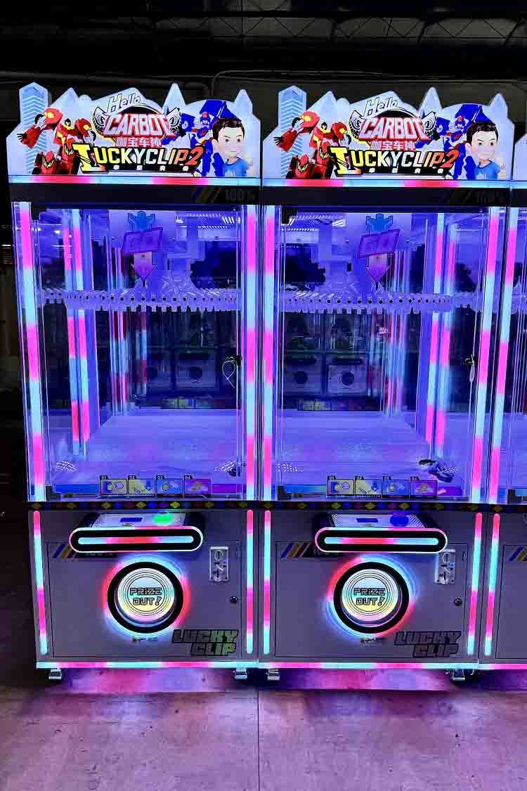 Lucky Clip Machine 68 Clips Skill Coin Operated Game Arcade Machine Neo ...
